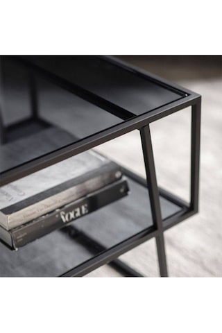 Miranda Siyah Metal&cam Orta Sehpa