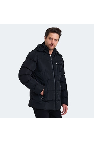 Slazenger GAJA Erkek Mont &amp; Kaban Siyah