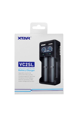 Xtar Vc2sl - Taşınabilir Lcd Ekranlı Li-ion/ni-mh/ni-cd Pil Şarj