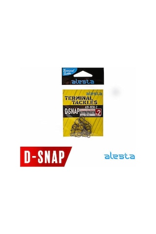Alesta D-snap No:000 Siyah Nikel Klips 15 Adet 3kg Çeker
