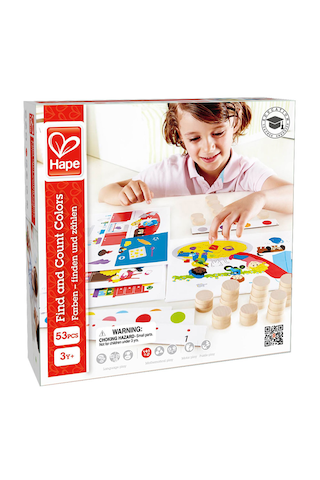Hape Ahşap Renk Bulma Ve Sayma Oyunue6301