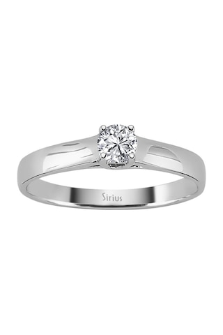 Sirius G Renk 0,23 Karat Pırlanta Tektaş Yüzük 0801R0153