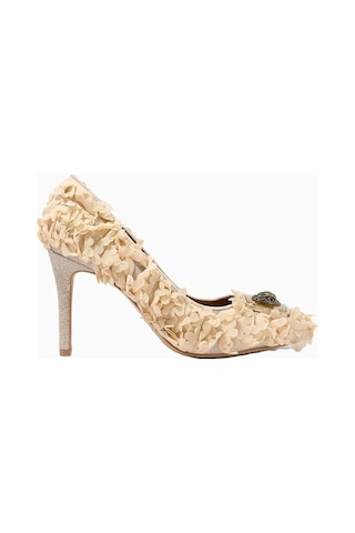 Kurt Geiger Pimlico 90 Court Heels Zarif Klasik Kadın Topuklu Ayakkabı Kahverengi 37,5