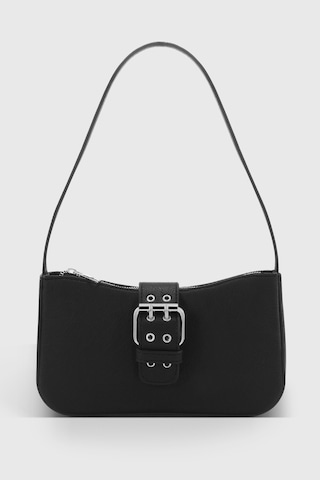 Housebags Kadın Siyah Vintage Görünüm Tokalı Omuz Çantası 268 Siyah