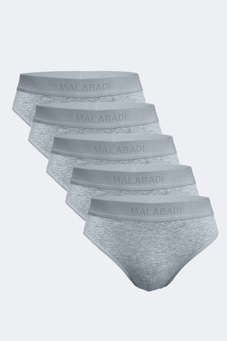 Malabadi Gri Erkek 5 Li Modal Slip Külot 5m080 Gri