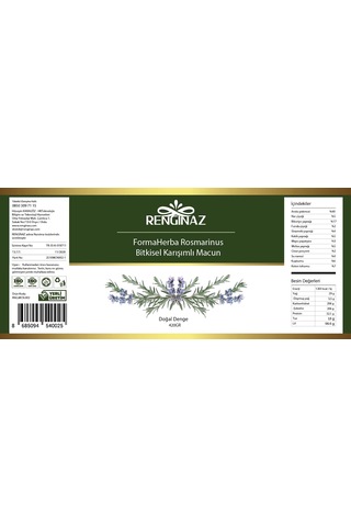 Formaherba Rosmarinus Bitkisel Karışımlı Macun 420 Gr