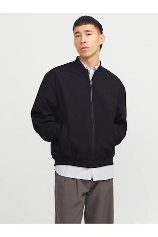 Jack & Jones Jack&jones Jjecharge Erkek Bomber Ceket 12268608 Siyah