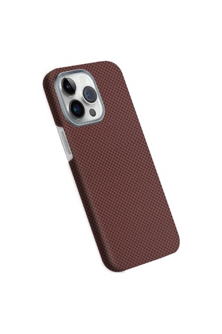 Joko - 183 - Apple Apple iPhone Uyumlu 15 Pro Max Volt Magsafe Kapak - Glblseme - - Kırmızı