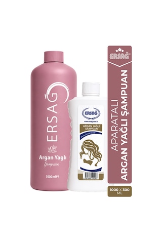 Ersağ Aparatlı Argan Yağlı Şampuan 1 L