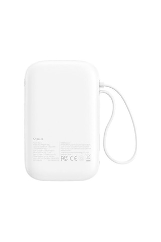 Baseus Qpow2 30w 10k Taşınabilir Şarj Cihazı Beyaz BEYAZ