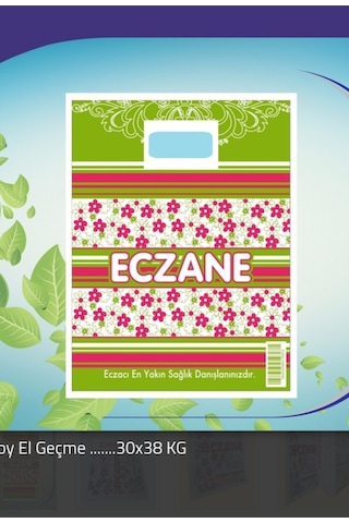 Eczane Poşeti Büyük Boy 30x38 N11.184