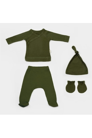 BabyCosy Organik Modal 4 Lü Set Csym26505 Yeşil