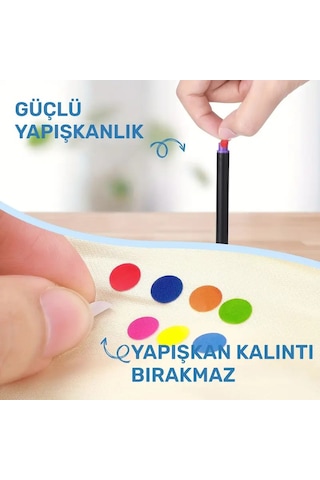Tanex Mıx Color Ofis İşaretleme Nokta Etiketi 8mm 5-Renk (750 nokta Etiket)