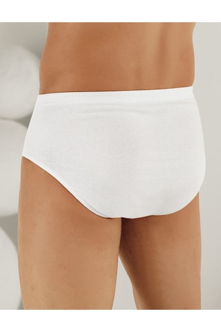 Şahinler Erkek Beyaz 6'lı Paket %100 Pamuk Külot Me009 Beyaz