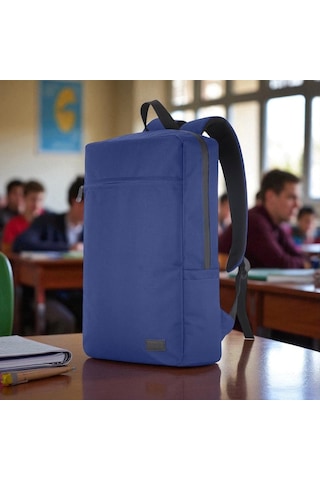 Classone Mila Pr-ek101 15,6' Su Geçirmez Kumaş Fermuar Okul Sırt Çantası Lacivert