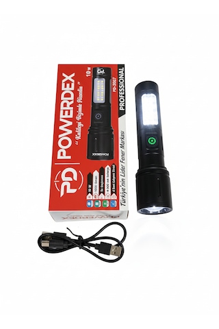 Powerdex El Feneri Mat Siyah