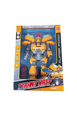 Uzaktan Kumandalı Dev Boy Optimus Prime Bumble Bee Transformer Mermi Ve Disk Atan Oyuncak Robot Bumble Bee