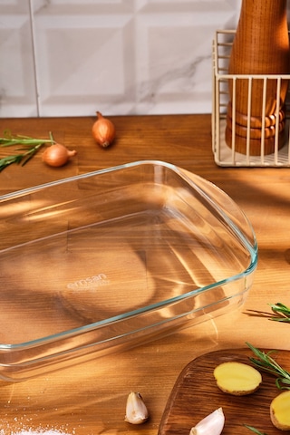 Emsan Classic Borosilikat Fırın Kabı 2.6 L Şeffaf