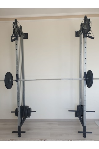 Lat Makine Pro -2 Çift Squat Bench Eklentili