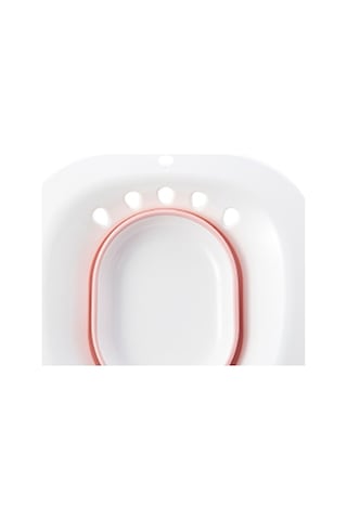 Pazly Suntek Katlanır Portatif Bide Sifonsuz Pembe Sitz Banyo Yıkama Kalça Havzası Pembe