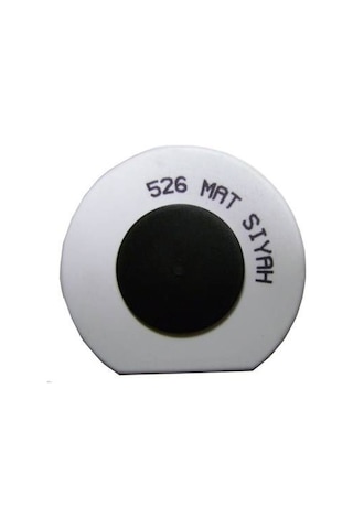 Akçalı Sprey Boya Mat Siyah / 526