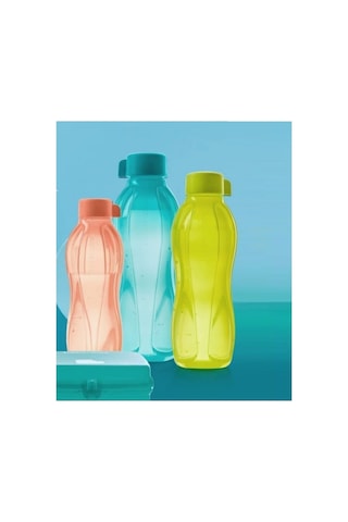 Eko Şişe 1 Litre Matara Suluk Vidalı Kapak Water Bottle Hsgl Mavi Mavi