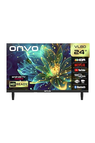 Onvo 24VL80F2HA 24" 60 Ekran Uydu Alıcılı HD Ready WhaleOS10 LED TV Onvo 24VL80F2HA 24" 60 Ekran Uydu Alıcılı HD Ready WhaleOS10 LED TV