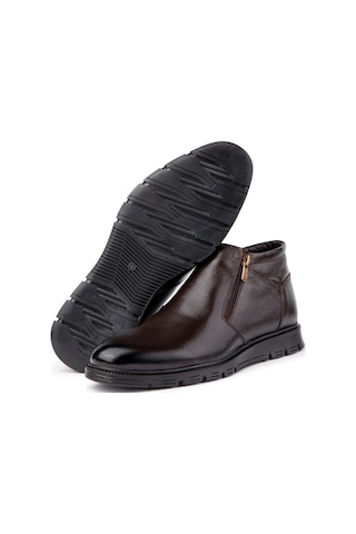 Moyna Hakiki Deri Kauçuk Taban Erkek Kürklü Bot, Içi Kürklü Bot