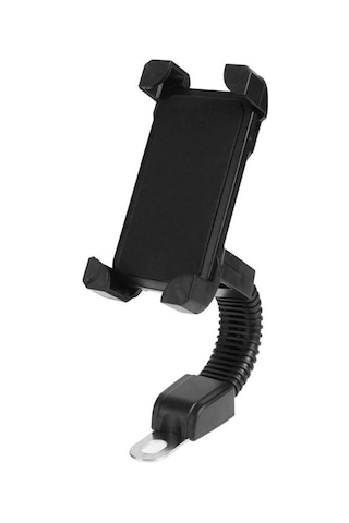 Juo Motosiklet Bisiklet Ayarlanabilir Ayna Bağlantılı Telefon Tutucu