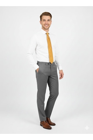 Presto Erkek Regülar Janella Pantolon Gri 3070-052 Gri