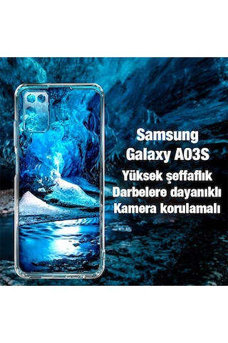 Hepsi Ally Sm Galaxy Uyumlu A03s Kılıf Kamera Korumalı Ultra İnce Şeffaf Silikon Kılıf- 5775 Najmaddin