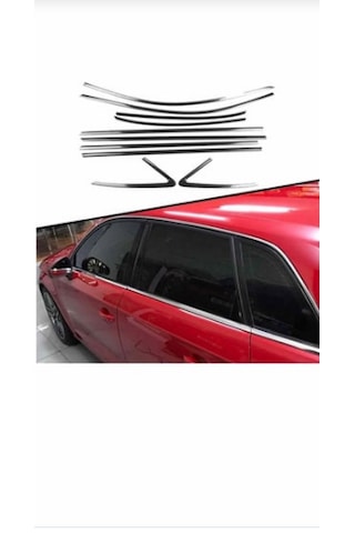 Audi A3 Hb Cam Çıtası Çerçevesi Krom Komple 2013-2020