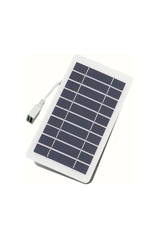 Elmpaly 2w Taşınabilir Güneş Panelli Şarj Cihazı Kampçılık Seyahat Telefon Şarj El Feneri Fan