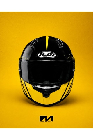 Hjc C10 Kask Haven Mc3 Sarı-siyah Hjc C10 Kask Haven Mc3 Sarı-siyah
