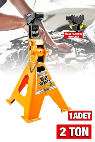 Staxx Kaymaz Başlıklı 2 Ton Araç Altı Kriko Sehpası 1 Adet