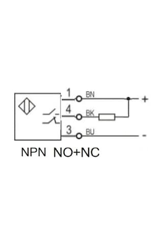 Omron E3fa-tn11 ,m18/20mt Npn-no/nc 4-kablo Karşılıklı Fotosel