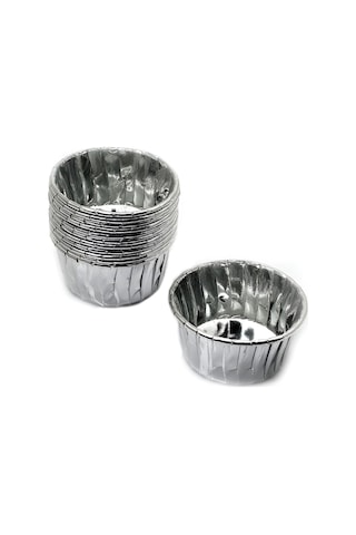 Muffin Kek Kalıbı 25 Adet Cupcake Kağıdı Metalik