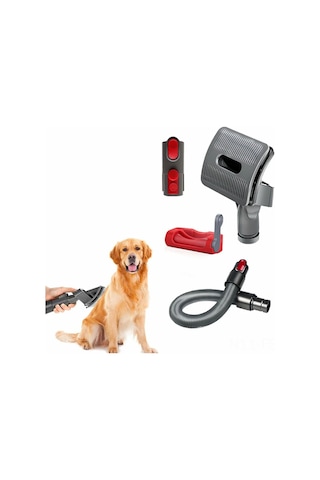 Hfambition Köpek Saç Temizleme Fırça Seti - V7/v8/v10/v11 Uyumlu, Saç Dökülmesini Önleyen, Ev Temizliği İçin Vakum Bağımlı Aksesuar