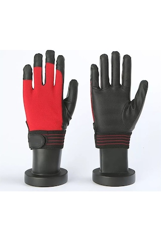 Ccgloball Eldivenler 1 Çift Yüksek Gerilim Elektrik Izolasyon Eldiveni Gri - Kırmızım