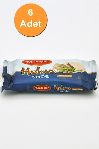 Kardeşler Sade Tahin Helva 6 x 125 G