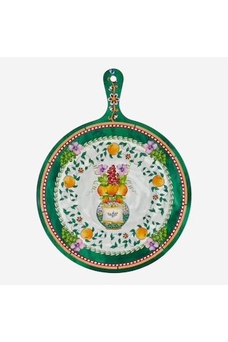 Yeşil Melamin Sunum Tahtası 41 Cm