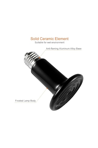 Kızılötesi Seramik Isıtıcı Lamba 100w E27 B