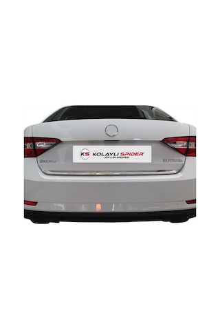 Skoda Super B8 Bagaj Alt Çıtası Krom 2015 Ve Sonrası