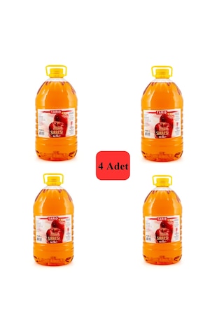 Tariş Elma Sirkesi 5 Lt Pet Dar Ağızlı 4 Adet