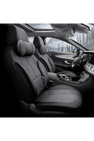 Otom Voyager Design Boyun ve Bel Destekli Ultra Konforlu Universal Koltuk Kılıfı Tam Set