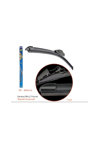 Rbw Üniversal 26 İnç / 65 MM Muz Silecek