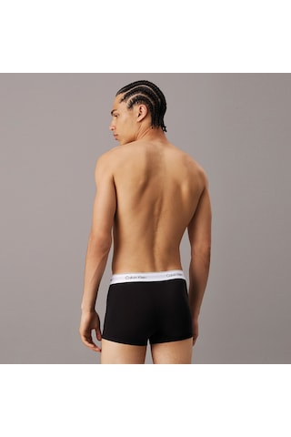 Calvin Klein Trunk 3'lü Erkek Siyah Beyaz Bantlı Boxer 026 Lv00nb4392 Siyah
