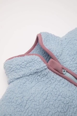 DeFacto Kız Bebek 2'li Takım Pelüş Fermuarlı Dik Yaka Sweatshirt Beli Lastikli Alt D6706A524WNBE216