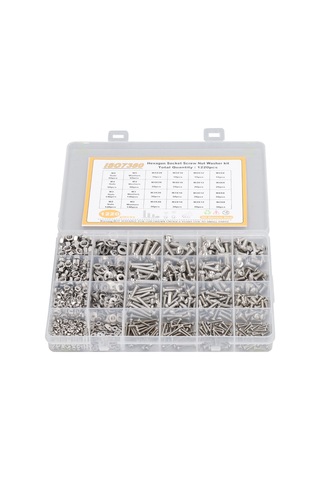 1220 Adet 304 Paslanmaz Vida Seti Kaiyi Standart