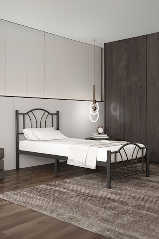 Aksviva Bella Tek Kişilik Ferforje Metal Karyola